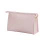 High Quality Vegan Leather Makeup Bag Zipper Pouch Travel Cosmetic Organizer for Women and Girls