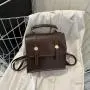 Simple shoulder backpack for women, college style bag, women's bag, new fashion and leisure shoulder and handbag
