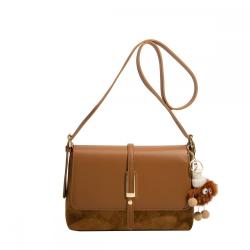 2024 sling bag women shoulder bags luxury fashion vegan leather crossbody bag with chain and embroider pattern