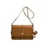 2024 sling bag women shoulder bags luxury fashion vegan leather crossbody bag with chain and embroider pattern