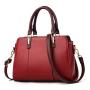 2021 Korean Style Women Handbags China Wholesale PU Lady Bags Girl Pure Color Zipper Square Handbag