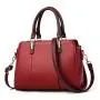 2021 Korean Style Women Handbags China Wholesale PU Lady Bags Girl Pure Color Zipper Square Handbag