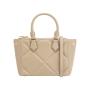2024 Custom Private Black Fashion Ladies vegan Leather Design Long Shoulder Strap Women Handbags Plaid Casual Quilted Tote Bag