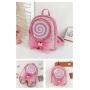 Fashionable Girl Backpack Designer Ita Bag Clear PVC Custom Ita Bag Pin Display