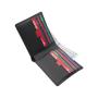 Very thin vegan leather men wallet slim new designer card holder wallet for men