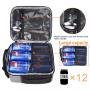 Custom Logo Printed High Quality Black Small Size Aluminum Foil 660D Thermal Insulated Food Pouch Lunch Box Cooler Bag