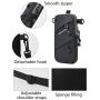 ZR910 New Arm Bag Men's PU Fitness Wrist Bag Leisure Letters Waterproof Portable Outdoor Sports Running Phone Waist Bag
