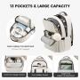 LOVEVOOK New style Fashion custom Cute 15.6 in Large Capacity carry on School Bags with laptop compartment Waterproof book bags