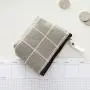Gelory Wholesale Sublimation Coin Purse Custom Printing Cotton Linen Wallet Women Zipper Mini Coin Purse