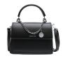 HandBags Luxury  Fashion Solid Color Portable New Korean Messenger Bag Single Shoulder Bag Women's Thread Zipper Square Bag