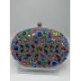 Luxury design diamond clutch bag evening bags rhinestones wedding bags for ladies chain sling purse women's clutches
