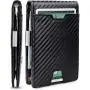 Rfid Men Front Pocket Wallet Leather Money Clip Card Holder Bifold Pu Leather Money Clip Wallet