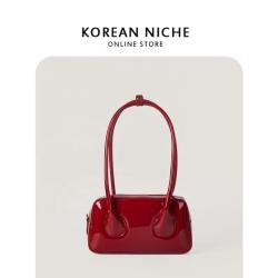 Factory wholesale trendy womens designer bags Korean style glossy patent leather bag Jelly multi-color handbag for girl