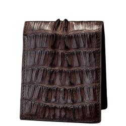 Mens Short Purse Wallet OEM ODM Billeteras Cartera De Hombre Cuero Dompet Pria Luxury Custom Genuine Crocodile Alligator Leather