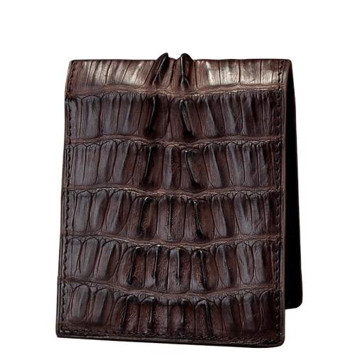 Mens Short Purse Wallet OEM ODM Billeteras Cartera De Hombre Cuero Dompet Pria Luxury Custom Genuine Crocodile Alligator Leather