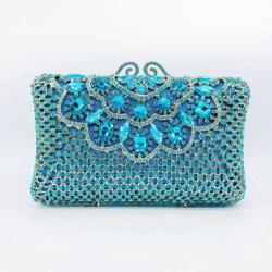 Wholesale Handmade Party Animal Shape Rhinestone Evening Bag Lady Clutch Custom Luxury Crystal Purse Women Evening Clutch bag
