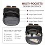 LOVEVOOK New Style Fashion Laptop Backpack School Travel Business Daypack with USB Teacher Nurse Student Smart laptop backpack