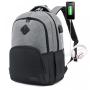 LOVEVOOK Water Resistant 17 15.6 inch Canvas Laptop Bags Backpack with USB Charging Casual Travel Men Women Laptop Backpacks