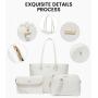 Lovevook PU leather high cost-effective 3pcs handbag set brand designer women purse and handbags