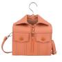 ZR256 Personalized Summer New Stereoscopic Jacket Clothes Bag Temperament Casual Straddle Small Square Bag