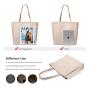 LOVEVOOK Foldable Soft PU Leather Bag Set 2 pcs Wallet and Purse Clutch Minimalist Women Shoulder Totes Bags.