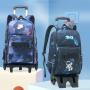 Custom Cute Fashion Kids Girls and Boys School Backpack School Bags with Wheel Rolling