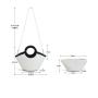 Hot Selling 2pcs Set Custom Full Stamped Logo Pu Vegan Leather Ladies Shoulder Hand Bag Women's  Shell Shape Bucket Bags