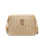 Summer New Small Bag Women's 2024 New Trendy Korean Crossbody Bag Single Shoulder Shell Grass Woven Simple Messenger Bag Women