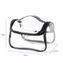 PVC transparent waterproof large capacity wash storage bag portable cosmetic bag