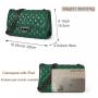 2024 New quilted crossbody bag women's leather shoulder bag with chain fashion clutch bag
