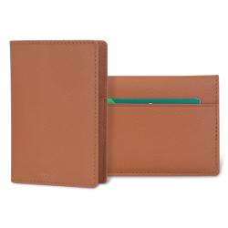 Custom Logo Unisex Business Wallet Pu Bifold Card Holder Bank Credit Id Wallets