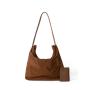 Popular Nylon Material Soft Zipper Handbag  Inner Polyester Women's Shoulder Bags
