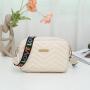 Printed womens Shoulder camera bag 2024 pu leather Ladies crossbody bag fashion small square bag