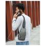 ZR547 Hot Selling Chest Bag Men New USB Shoulder Bag Sports Travel Crossbody Bag Leisure Solid Color Oxford Cloth Satchel