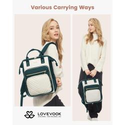 LOVEVOOK High Quality 15.6 in School Bag Travel Laptop Backpack Purse with USB Port Daypack Custom Laptop Work Backpack