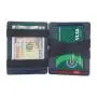 Leather Zipper Wallet With Elastic band Card Holder Slim Thin Smart Men Magic Wallet With Coin