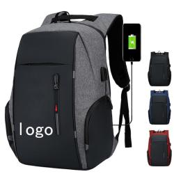 Men's business laptop backpack multi-function USB computer backpack large capacity shoulder school bag custom logo