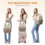15.6 In Laptop Bag with USB Port Waterproof Travel Anti-theft Computer Work bags College Daypack Purse Laptop Backpack for women