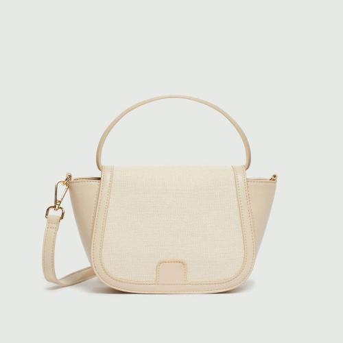2024 Trending Fashion Women Bags Custom Logo Vegan Leather Handbags Simple Ladies Shoulder Bags