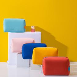 Gelory New Style Travel Large Capacity Cosmetic Bag Ladies Pu Waterproof Toiletry Bag Multifunctional Portable Makeup Bag