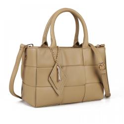 2024 elegant design ladies woven bag fashion ladies handbag new popular simple satchel
