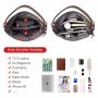 Realer Wholesale PU leather hobo tote bag sets lady shoulder crossbody bag Pocketbook large capacity women purses and handbags