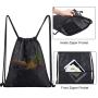 Mesh Net Backpack Shopping Bag Drawstring Backpacks For Men And Women Eco Shopper Travel School Gym Outdoor Bags