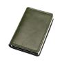 Leather Wallets Card Holder for Men Metal RFID Blocking Aluminum Automatic Ejection Money Cards Holder Gifts for Men Wallet