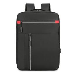 ZR738 Unisex Backpack Laptop Bag 15.6 inches Oxford Waterproof Fabric USB Large High Quality Zipper Backpack Business Schoolbag