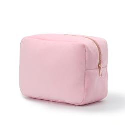 Guaranteed Quality Custom Cosmetic Bag Corduroy Velvet Makeup Zipper Pouch Bag Portable Pouch Pouch For Cosmetic