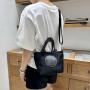 2024 Women's New Fashion Small Shoulder Bag Summer Crossbody Handbag Lightweight Zipper Closure Oxford Material Polyester Lining