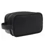 customized canvas make up bag luxury waterproof black hanging hanging toiletry bag