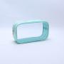 Keymay Stock No Fast Ship DIY 4pcs Toiletry Bag with Handle Strap Portable Clear Makeup Bag Pouch Transparent PVC Bag Cosmetic