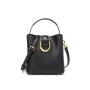 Customize bucket handbag genuine leather shoulder bags for women's handbags ladies luxury shoulder leather bag with high quality